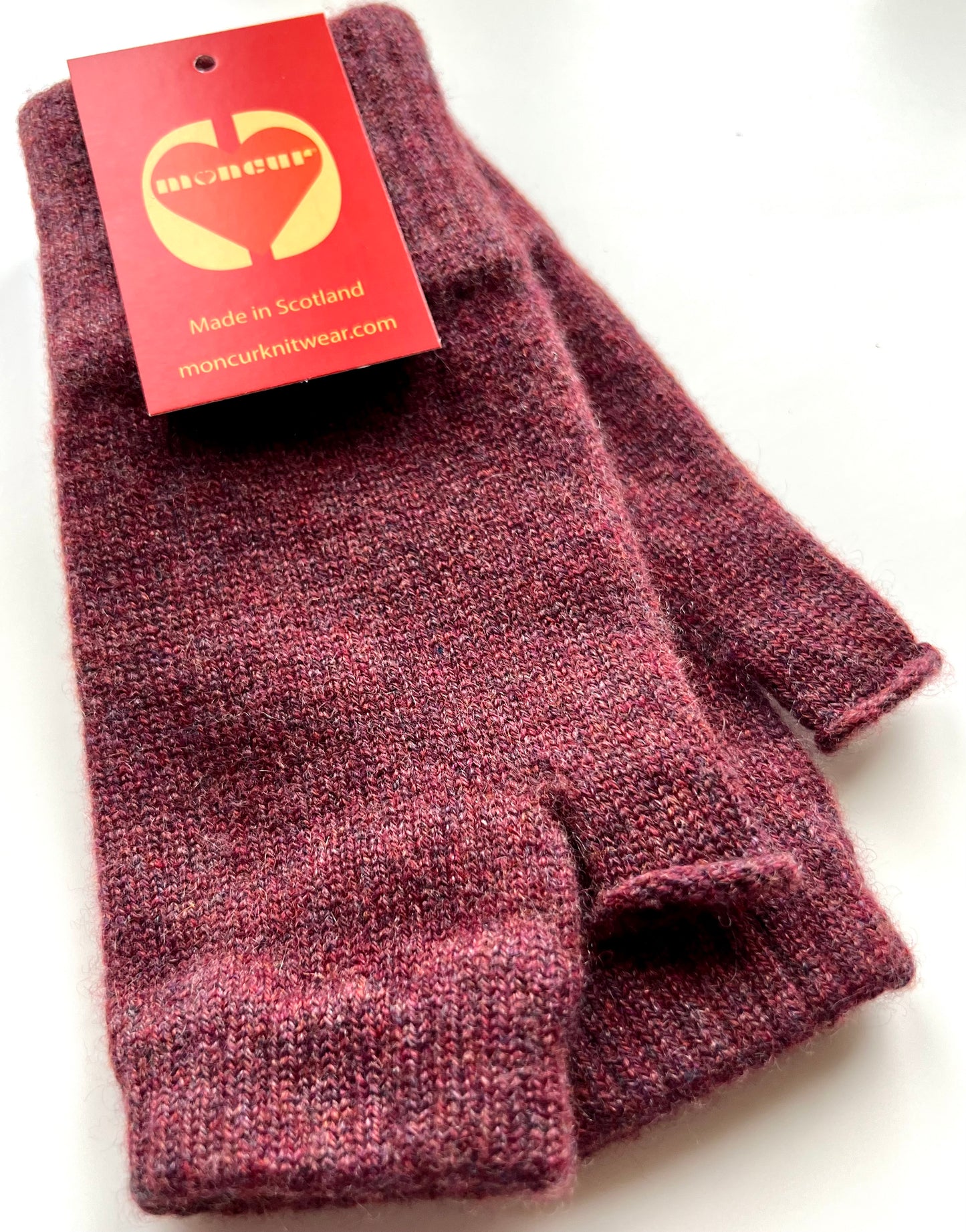 Scottish Cashmere Moncur Mittens- Luxury Wrist Warmers.