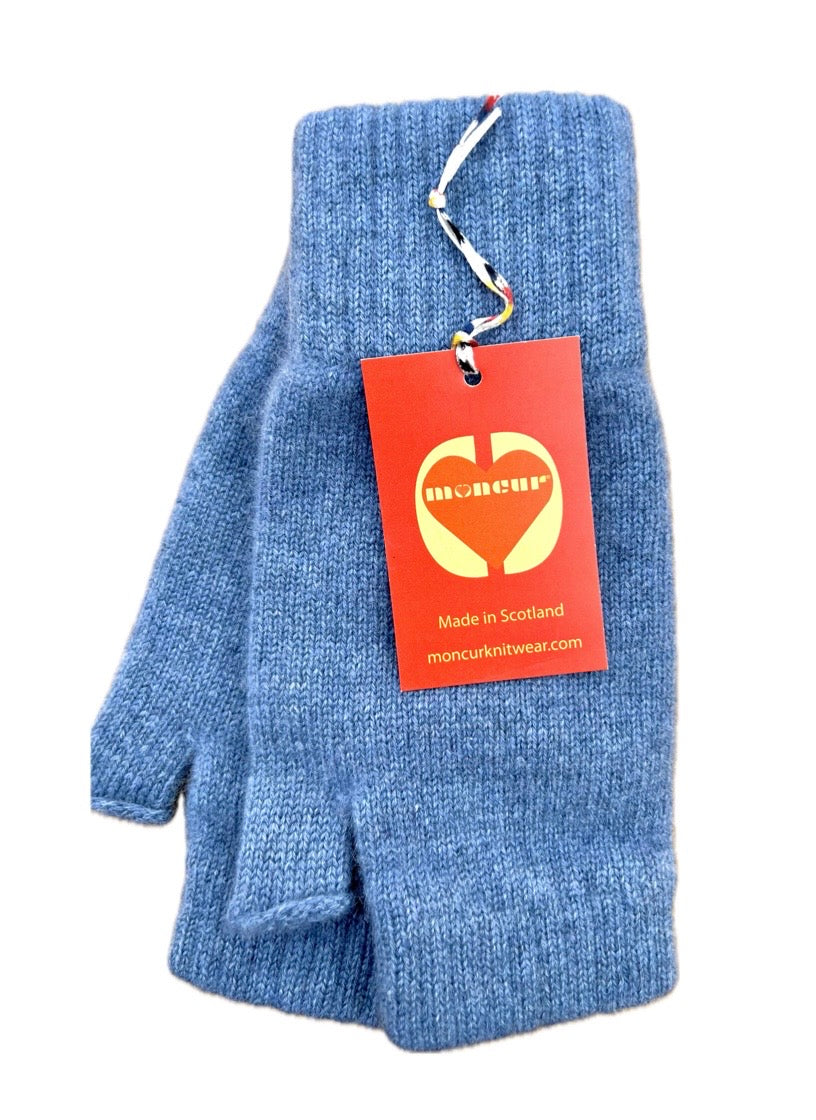 Scottish Cashmere Moncur Mittens- Luxury Wrist Warmers.