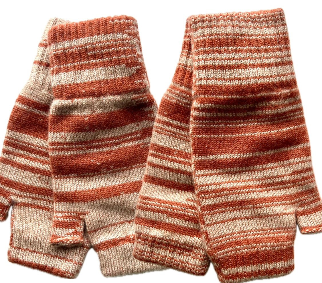 Scottish Cashmere Moncur Mittens- Luxury Wrist Warmers.