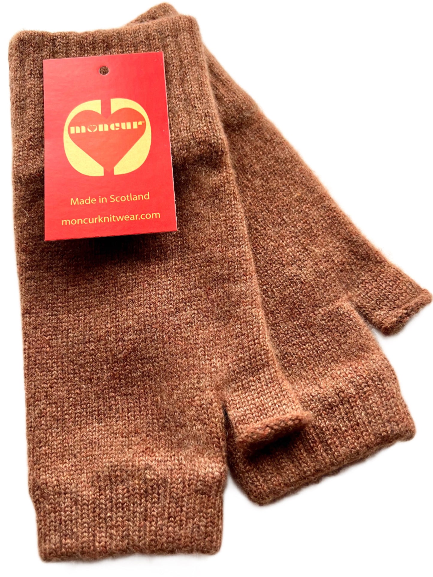 Scottish Cashmere Moncur Mittens- Luxury Wrist Warmers.
