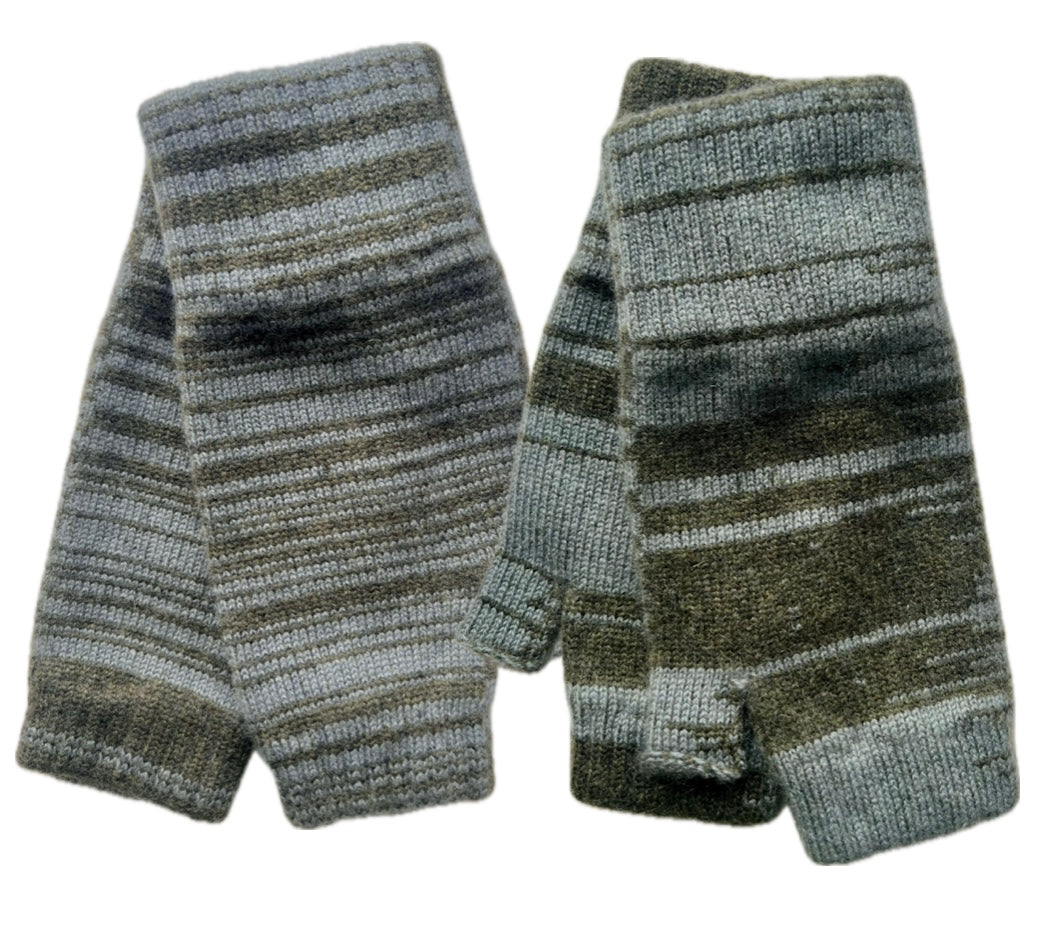 Scottish Cashmere Moncur Mittens- Luxury Wrist Warmers.