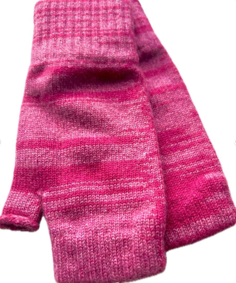 Scottish Cashmere Moncur Mittens- Luxury Wrist Warmers.