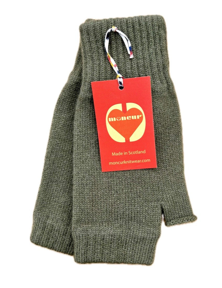 Scottish Cashmere Moncur Mittens- Luxury Wrist Warmers.