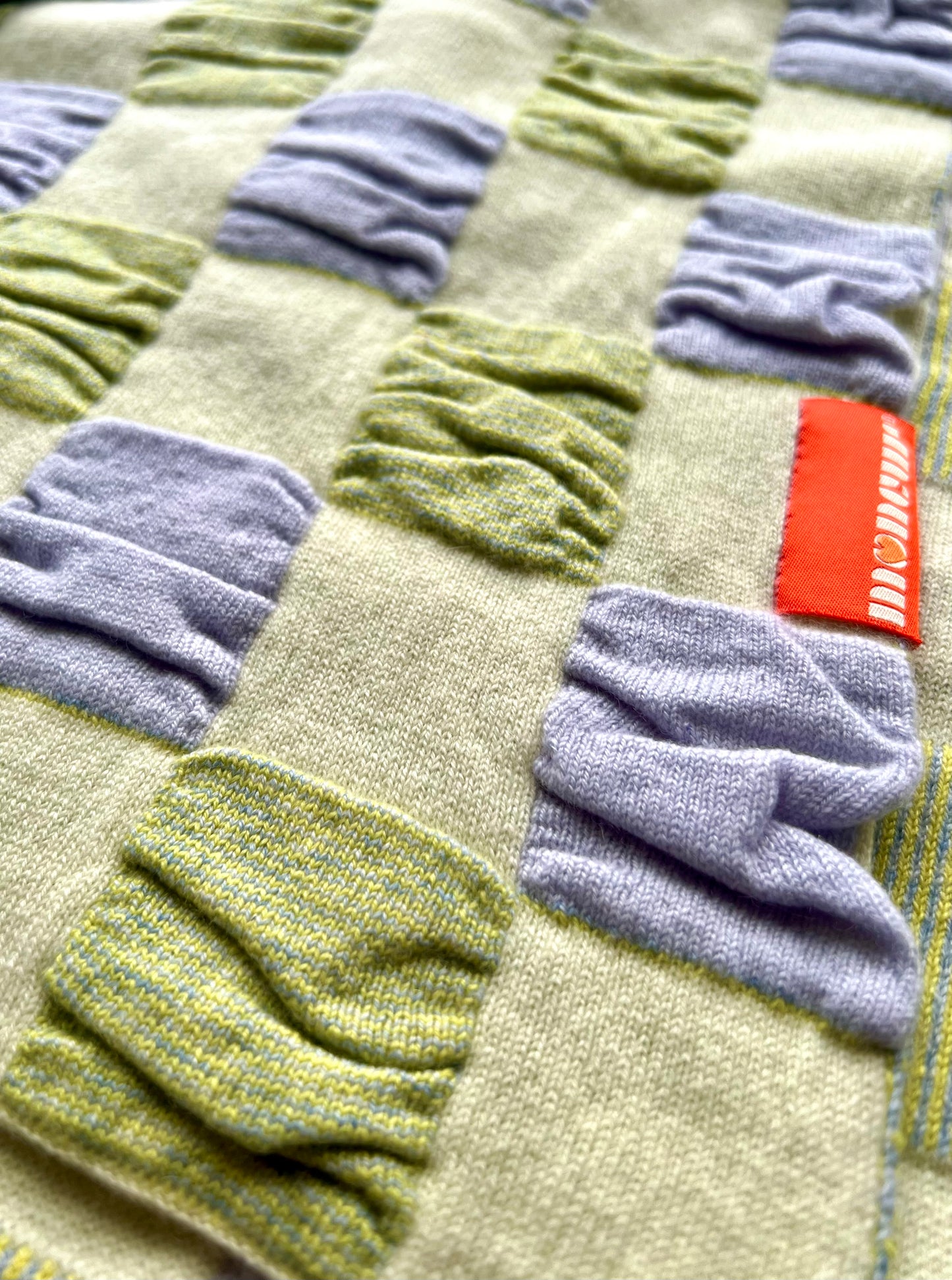 Luxurious Cashmere Pucker Up Textured Blanket
