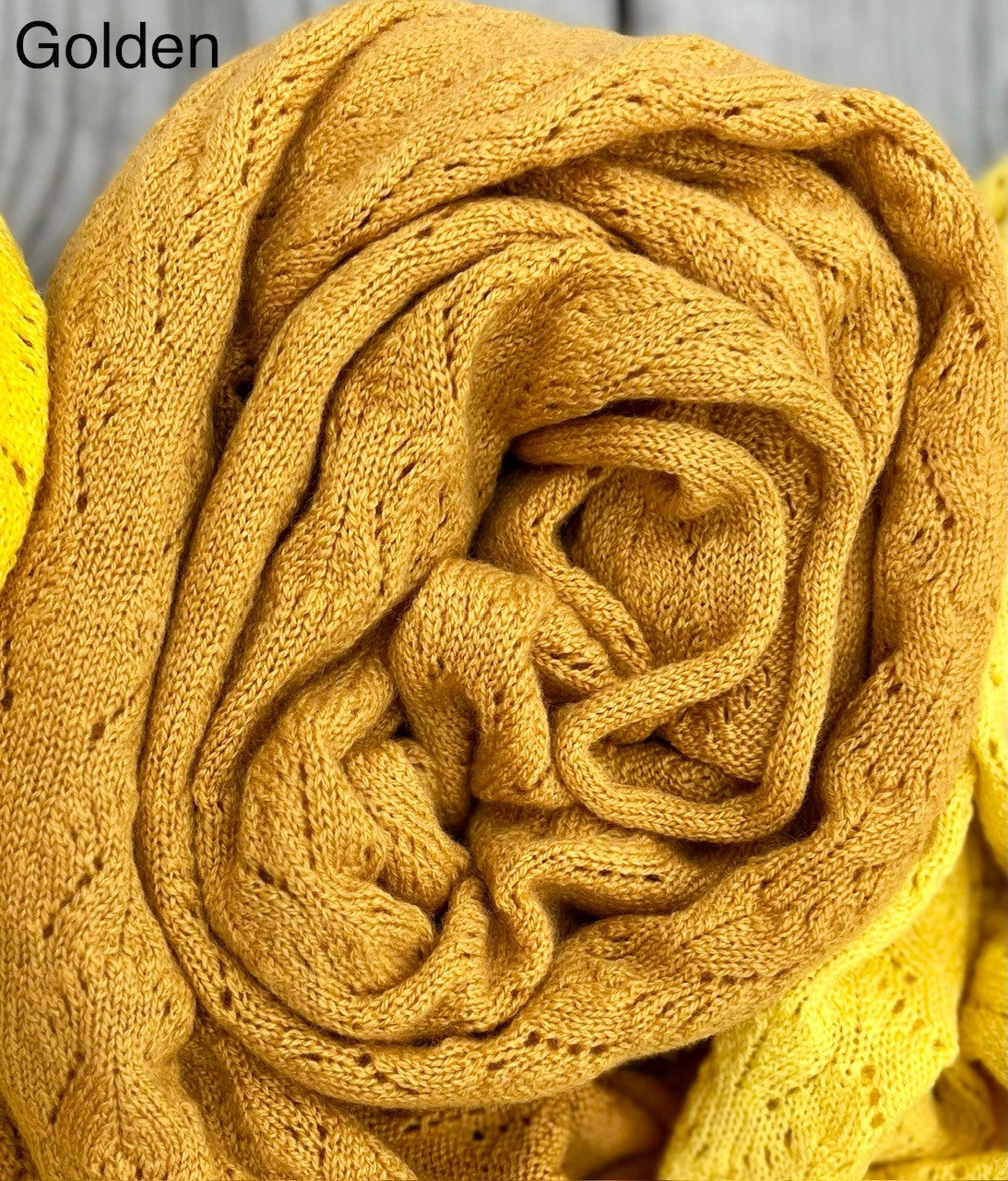 Moncur Knitwear Sunny Days Luxury Cashmere Lace Wrap.
