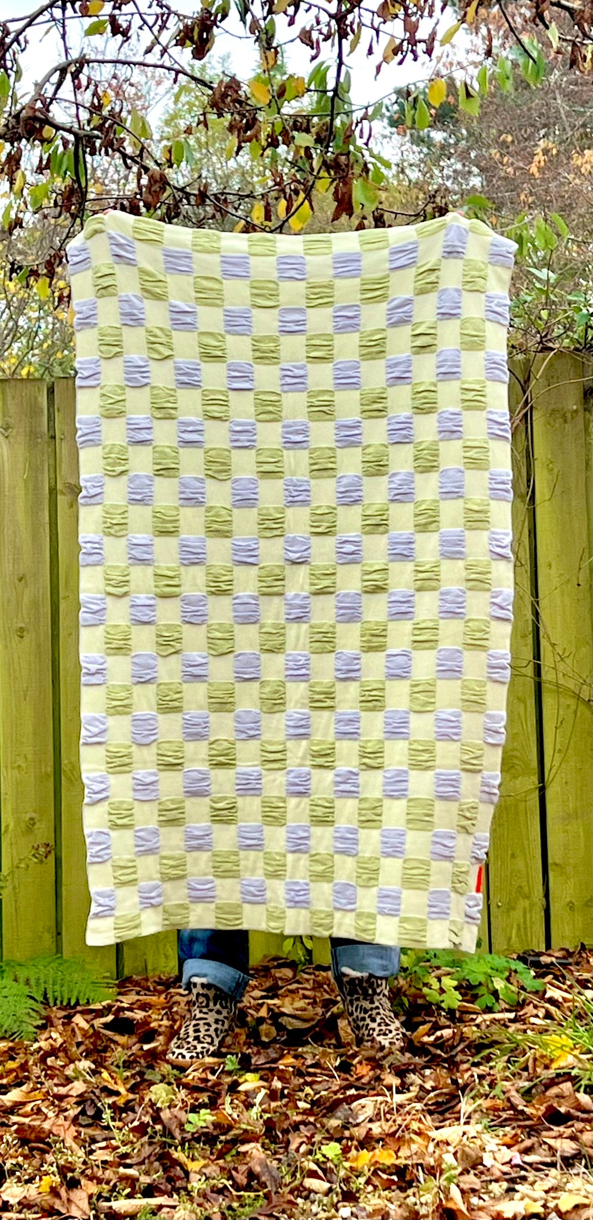 Luxurious Cashmere Pucker Up Textured Blanket