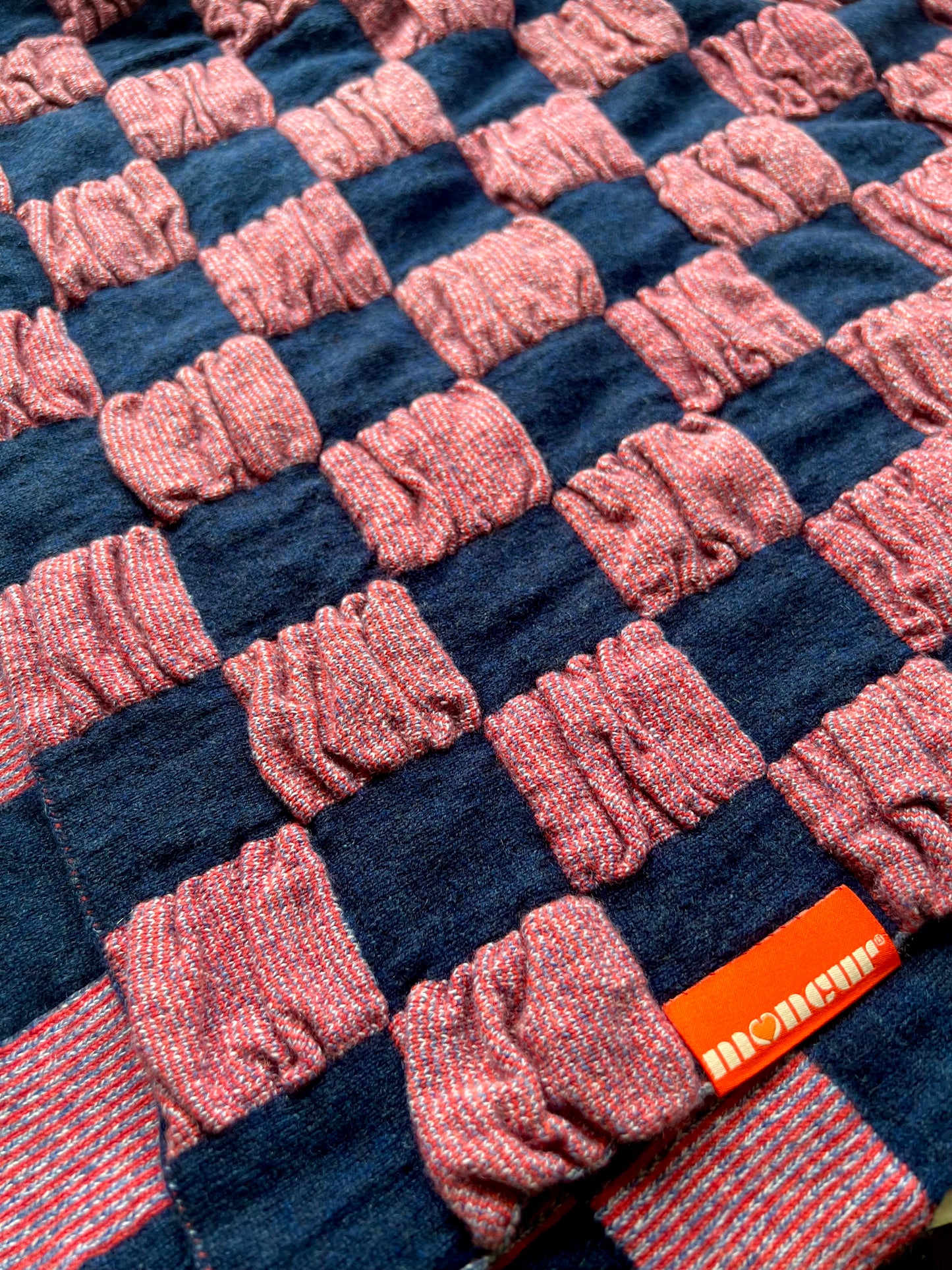 Luxurious Cashmere Pucker Up Textured Blanket