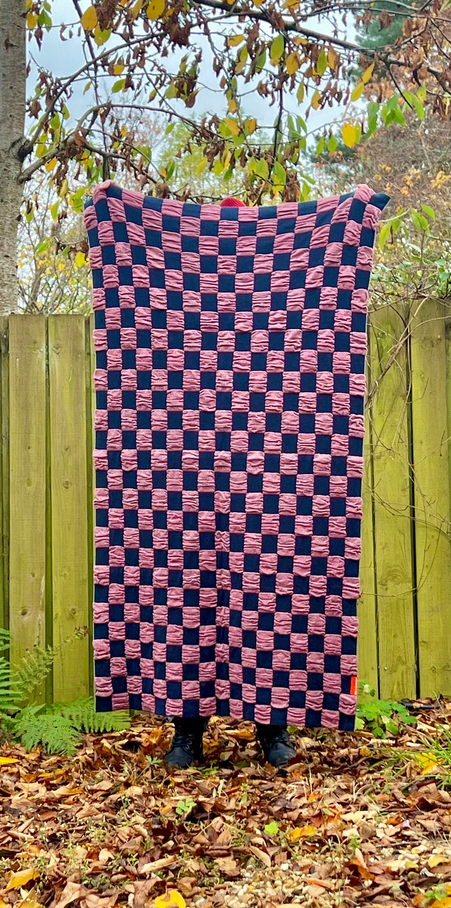 Luxurious Cashmere Pucker Up Textured Blanket
