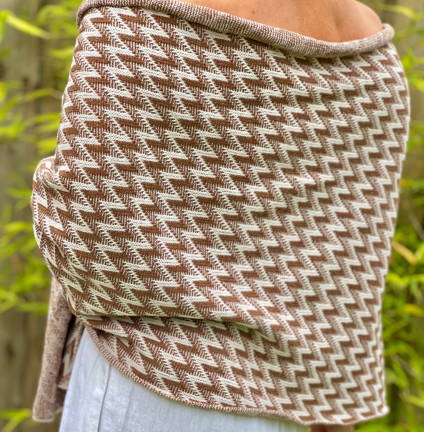 Moncur Knitwear Cashmere 'Ziggy Wrap'