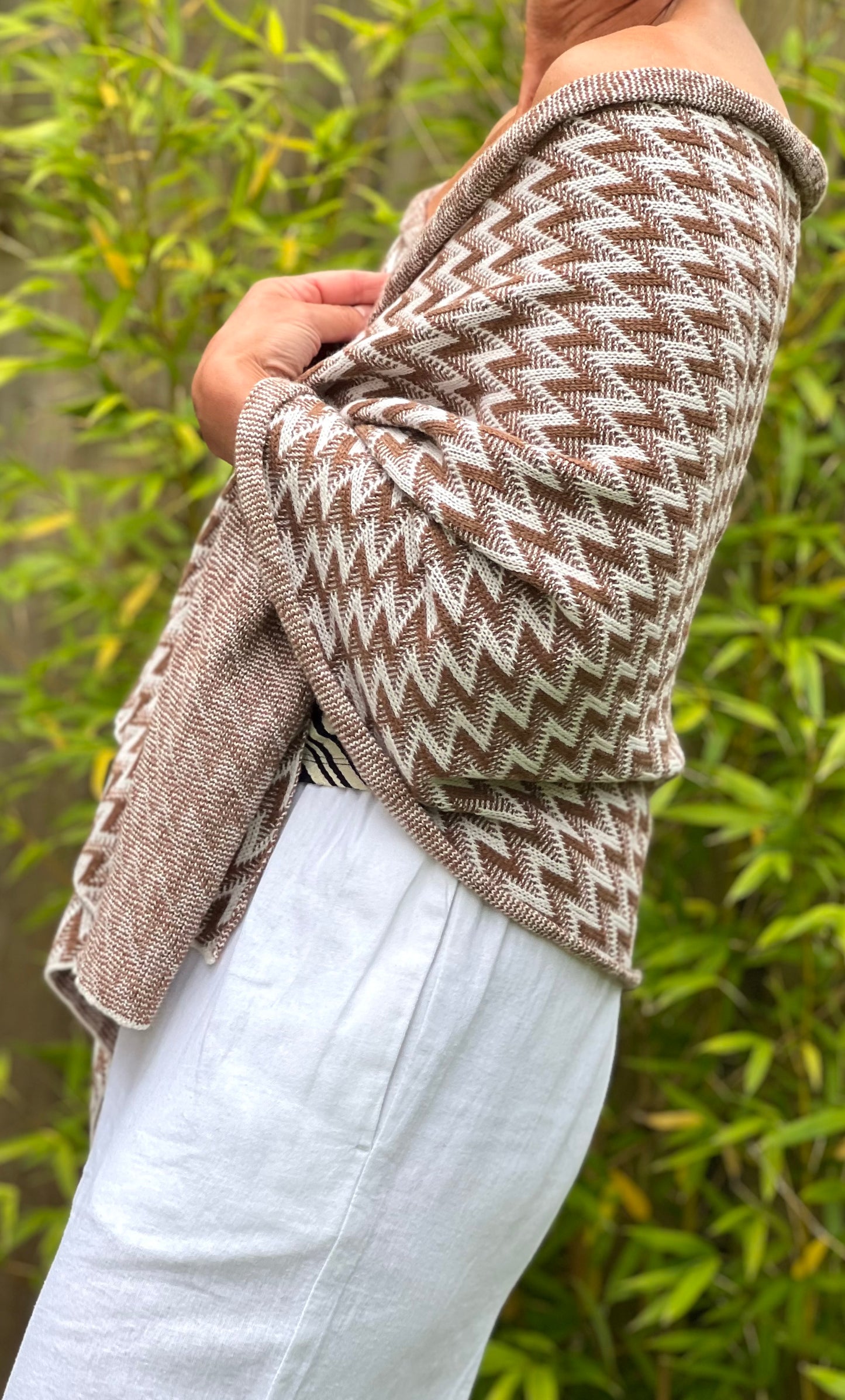 Moncur Knitwear Cashmere 'Ziggy Wrap'