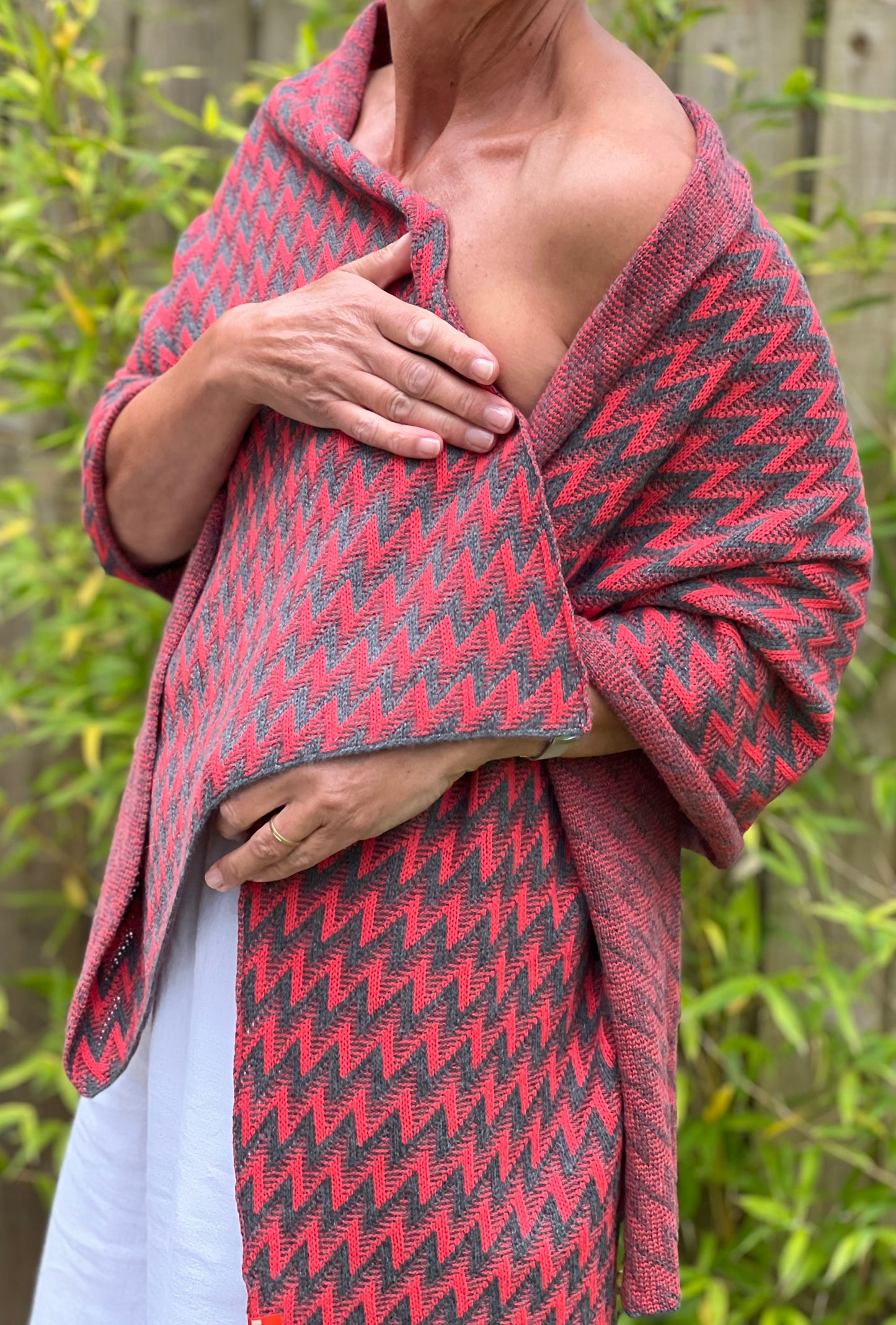 Moncur Knitwear Cashmere 'Ziggy Wrap'
