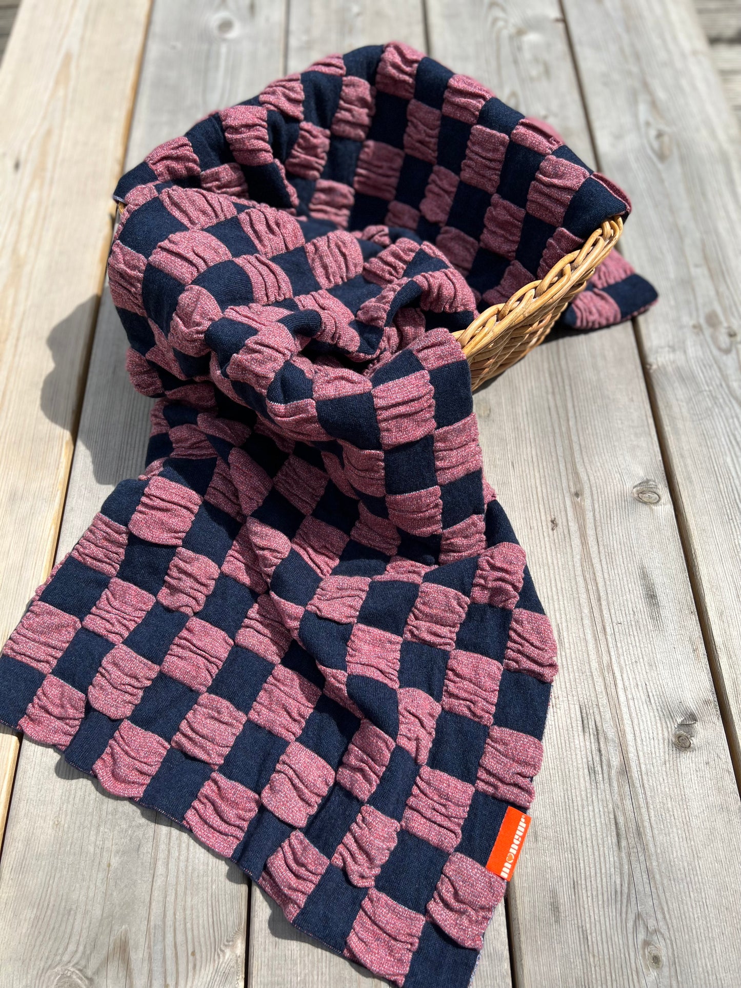 Luxurious Cashmere Pucker Up Textured Blanket